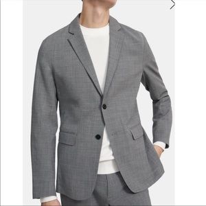 🥷🏿THEORY CLINTON!! 46 DOVE BLAZER IN STRETCH SEERSUCKER
